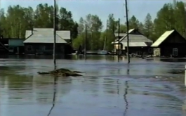 Наводнение в Курагинском районе. 2001 год