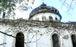Шалоболинский храм до восстановления 2006 год
