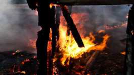 Сгорели 140 кур, цыплят и перепелов  в Курагино